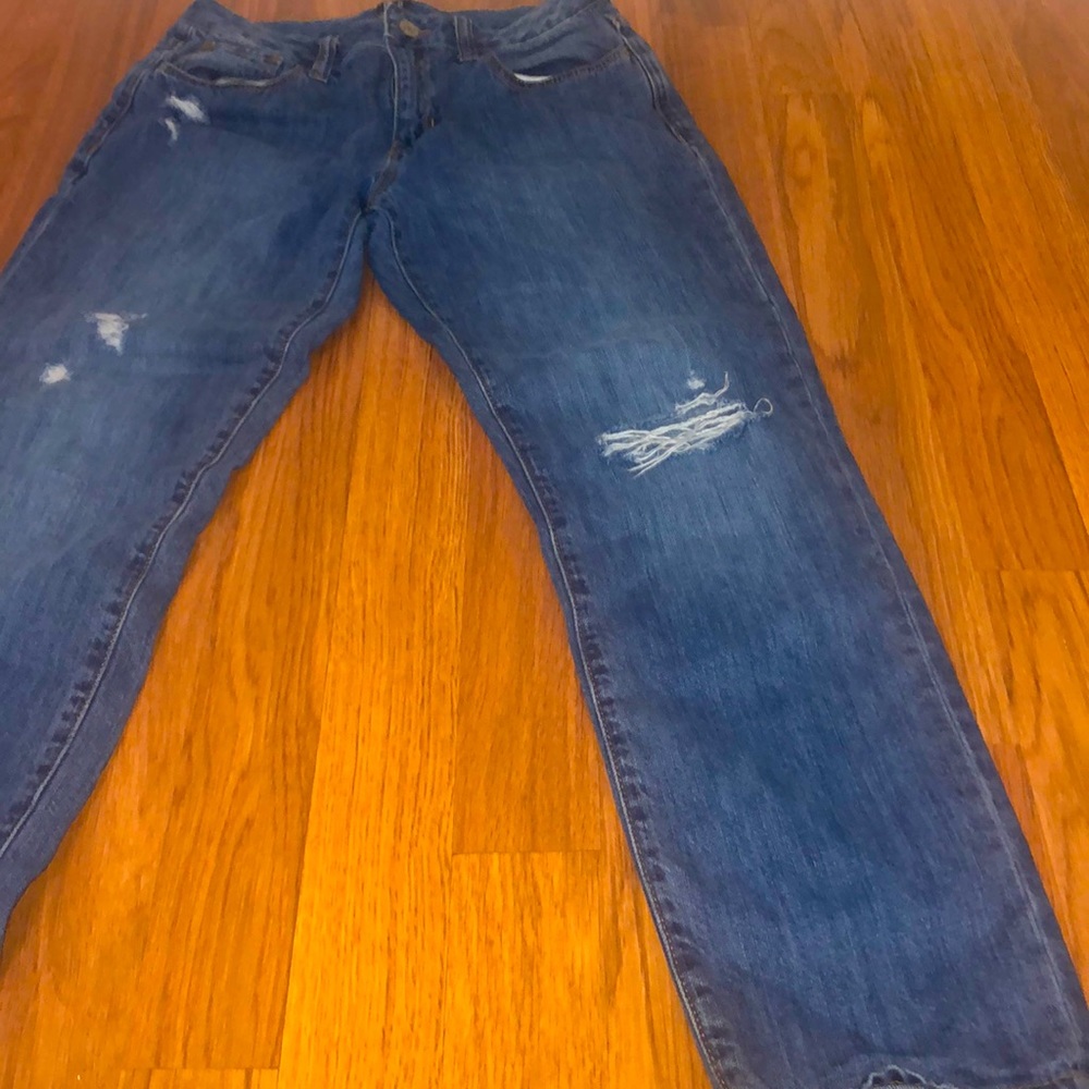 Gap regular standard girlfriend jeans.